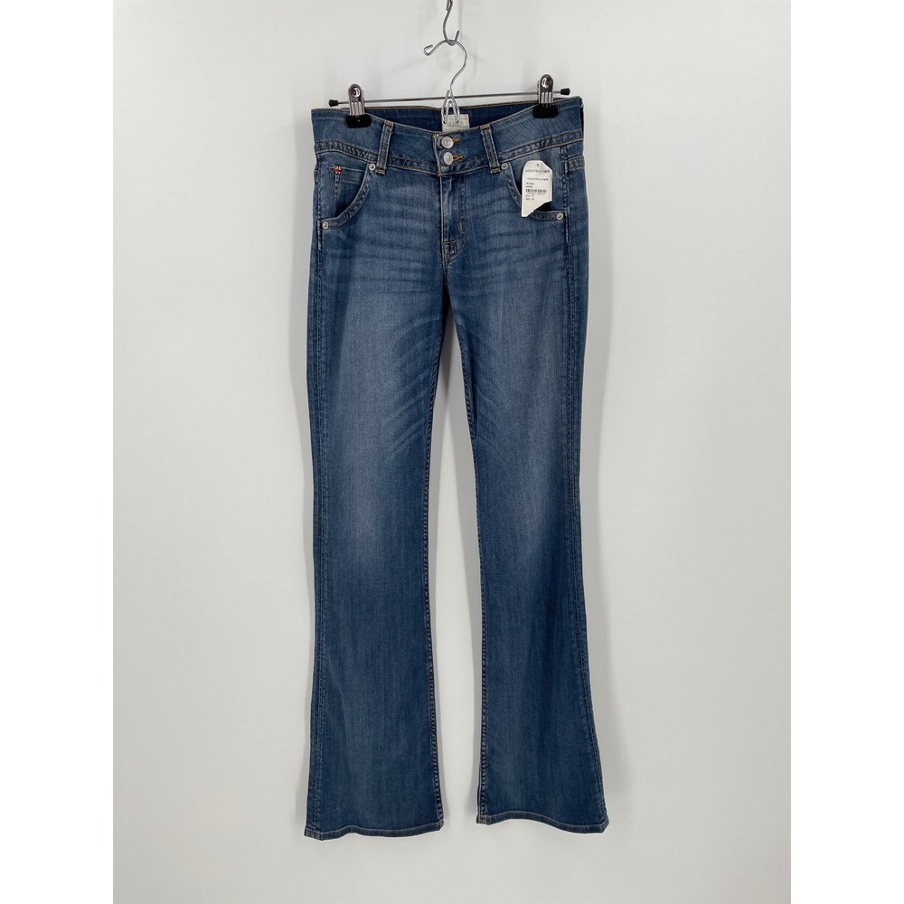Hudson Signature Mid Rise Bootcut Jeans NWT Size 28 35 Inseam Flap Pocket